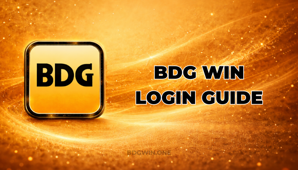 BDG WIN LOGIN GUIDE