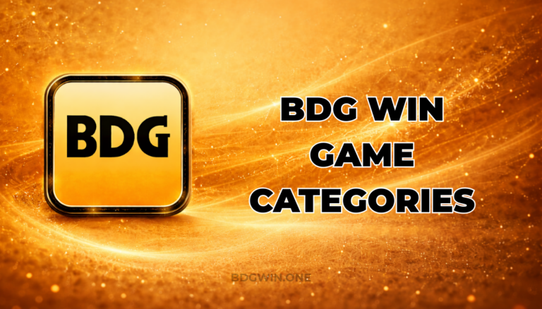 BDG WIN GAME CATEGORIES