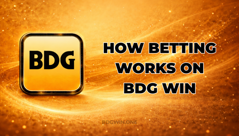 HOW BETTING WORKS ON BDG WIN?
