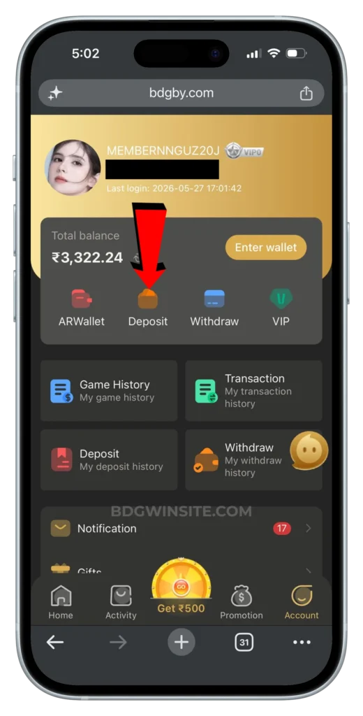 BDG-DEPOSIT
